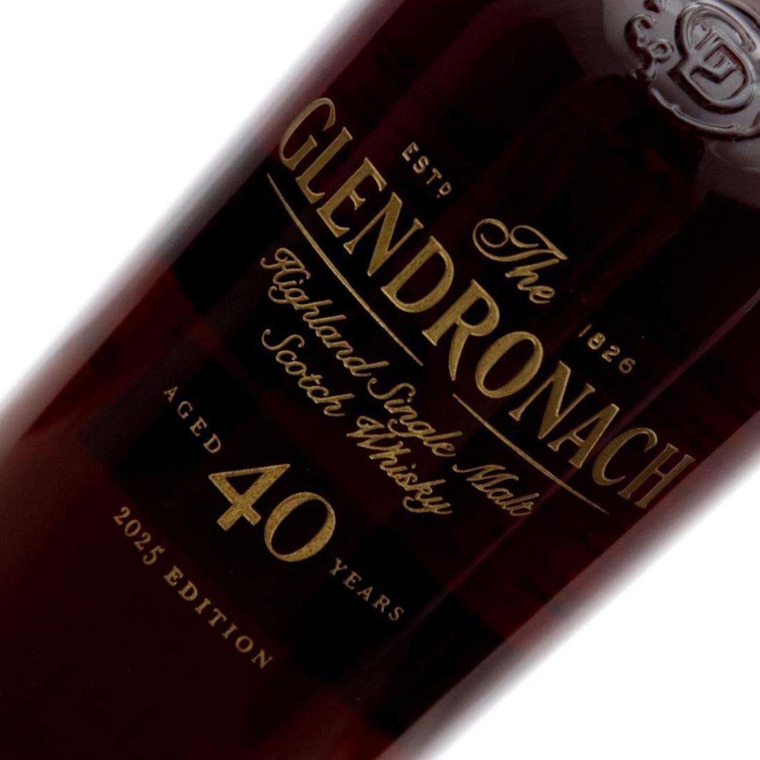 Glendronach 40 Year Old 2025 Edition