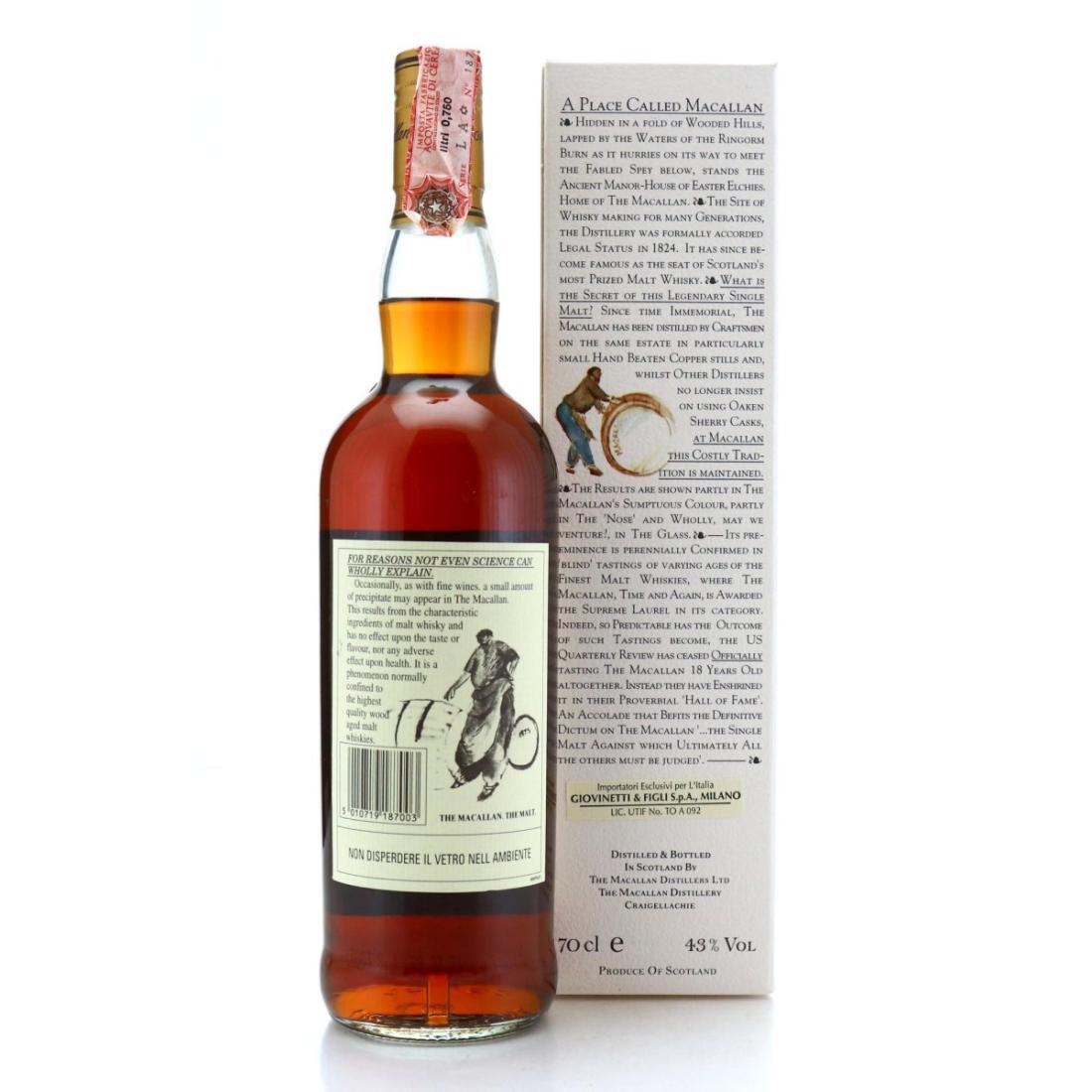 Macallan 1979 18 Year Old