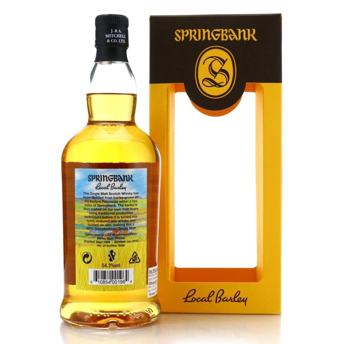 Springbank 1999 Local Barley 16 Year Old