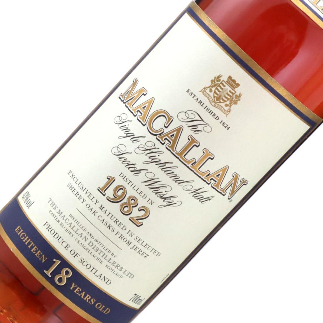 Macallan 1982 18 Year Old