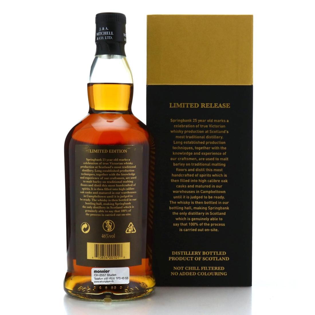 Springbank 25 Year Old