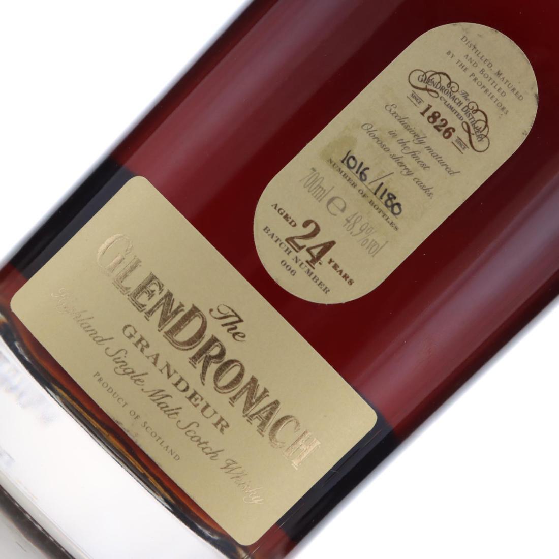 Glendronach Grandeur 24 Year Old Batch 006
