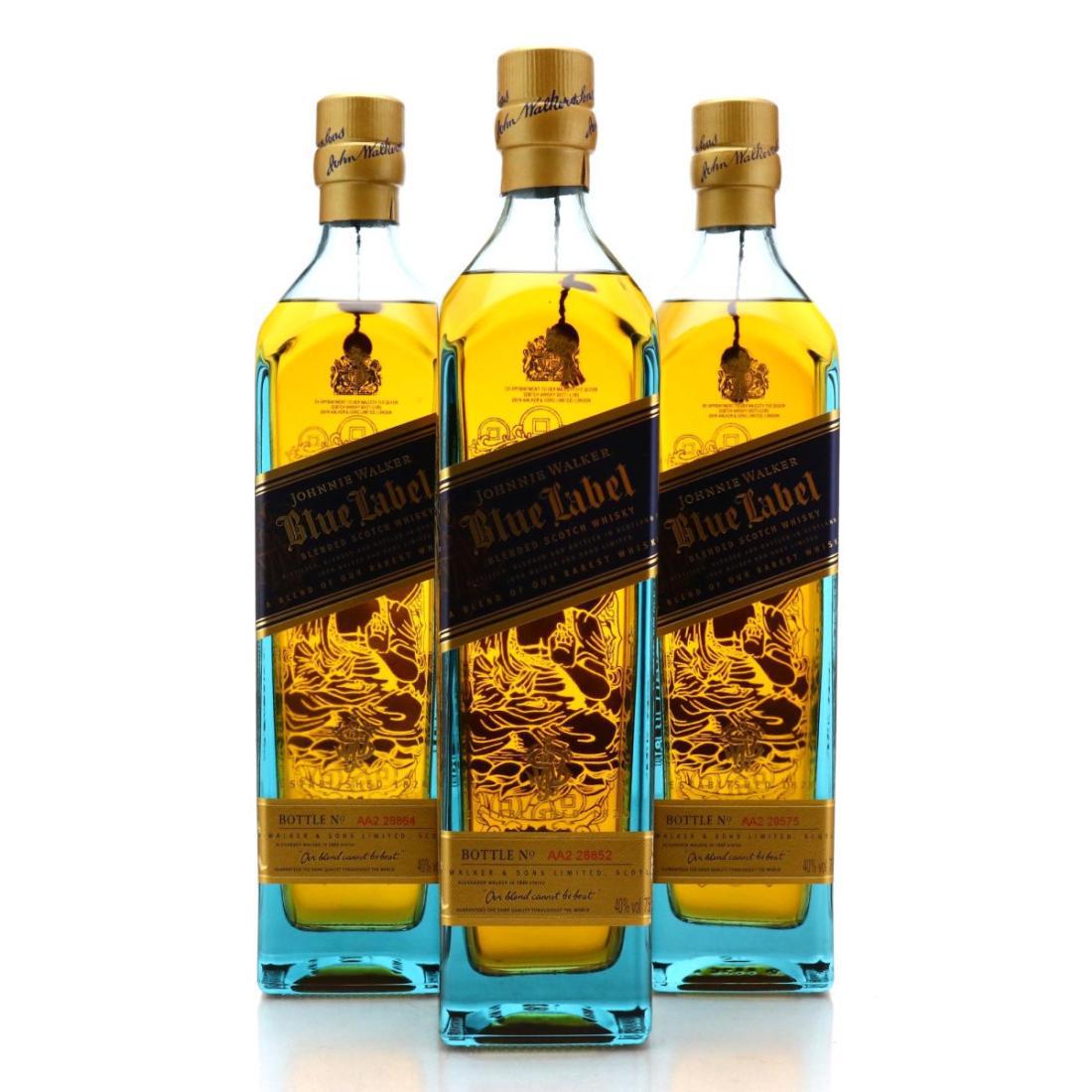 Johnnie Walker Blue Label Gods Collection x 3