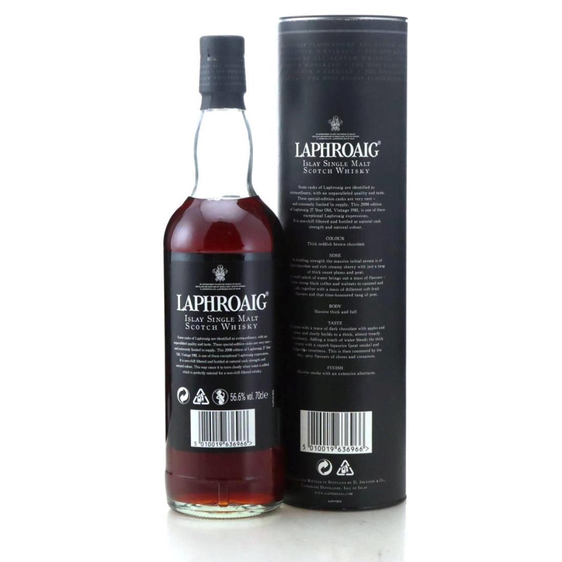 Laphroaig 1981 27 Year Old