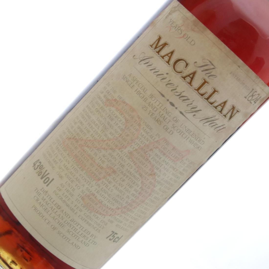 Macallan Anniversary Malt 25 Year Old