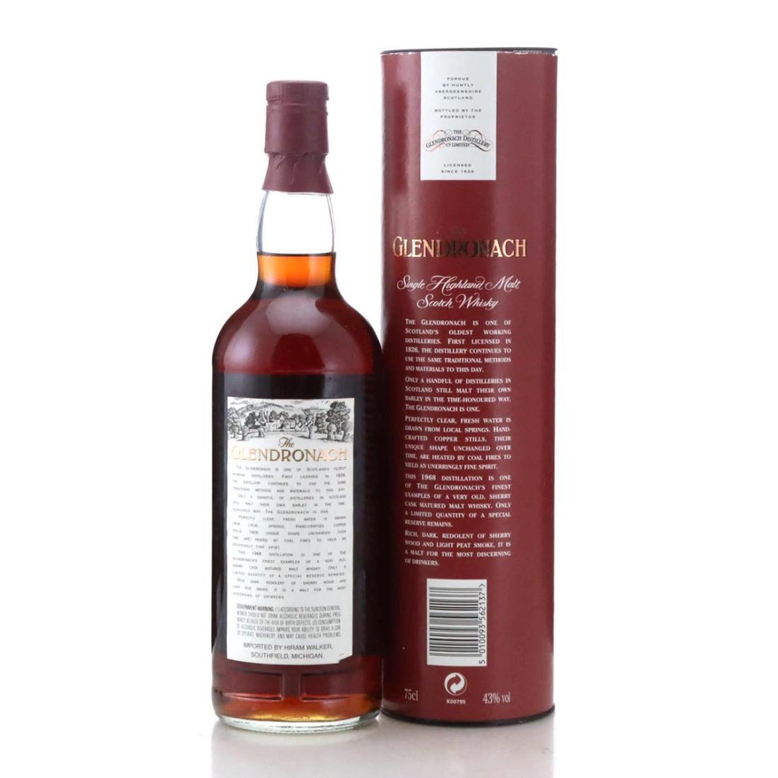 Glendronach 1968 100% Matured in Sherry Casks 25 Year Old