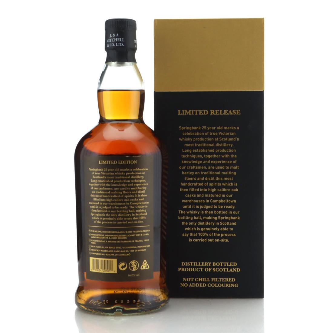 Springbank 25 Year Old