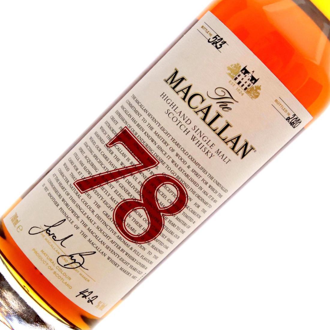 Macallan The Red Collection 78 Year Old