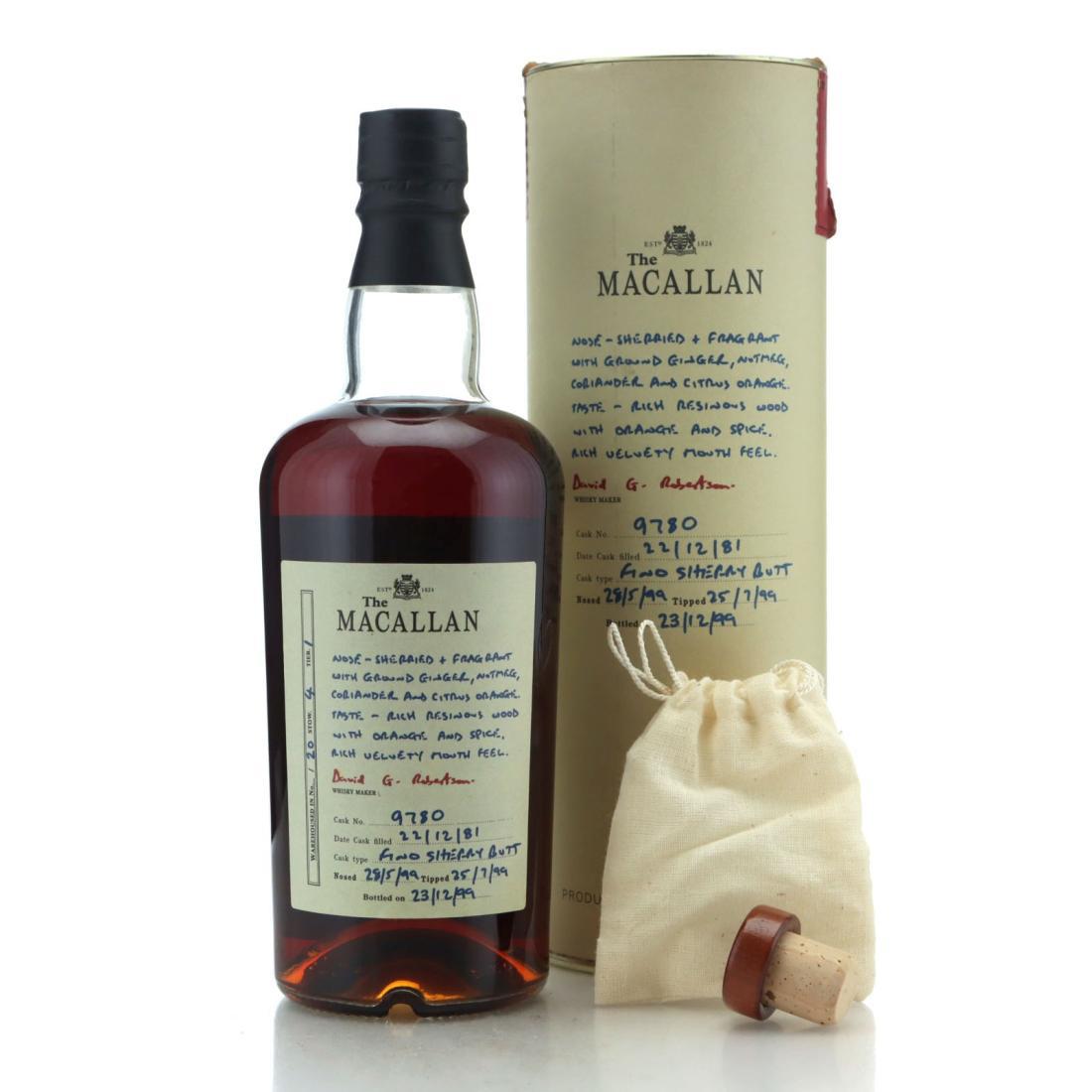 Macallan 1981 Exceptional Single Cask 1