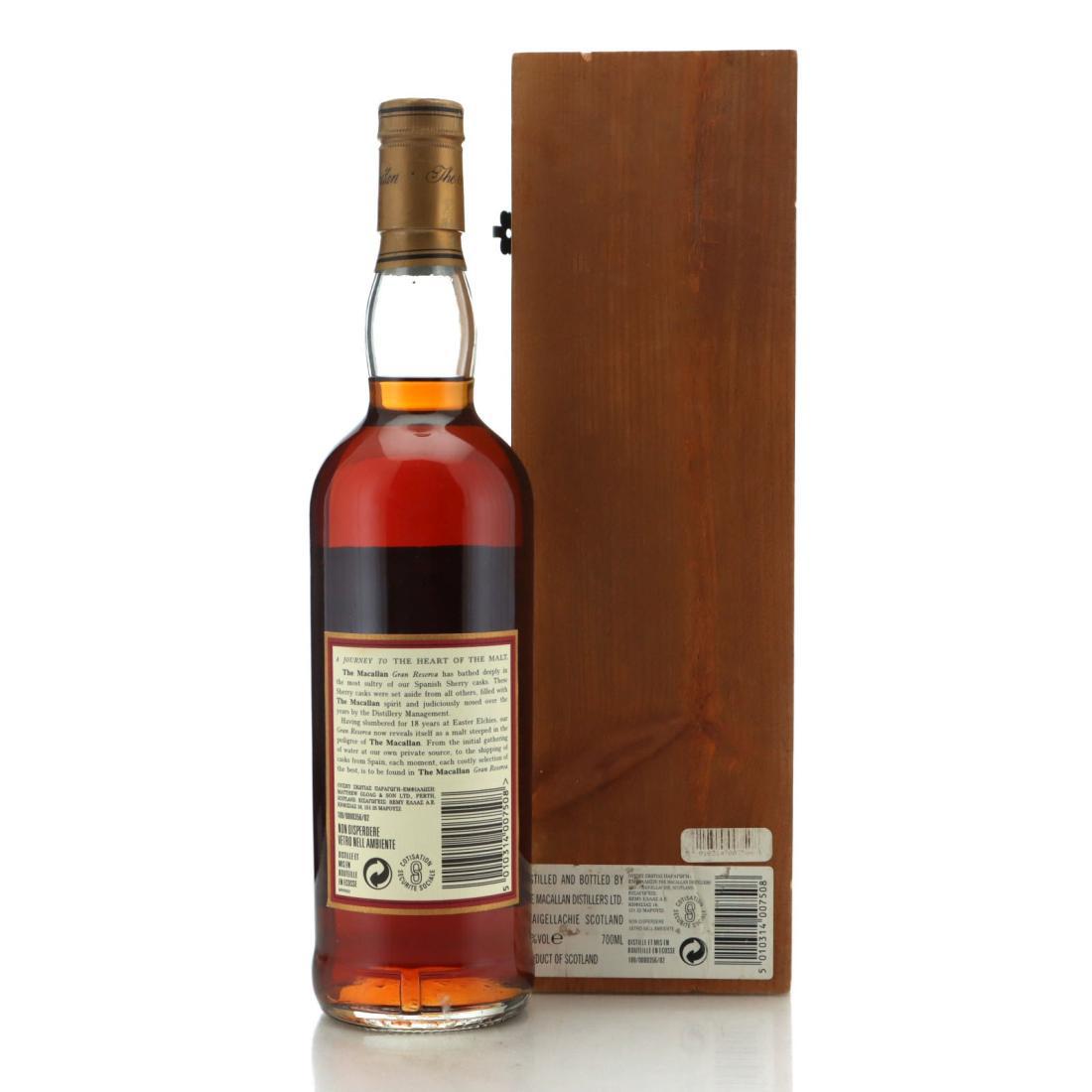 Macallan 1979 Gran Reserva 18 Year Old
