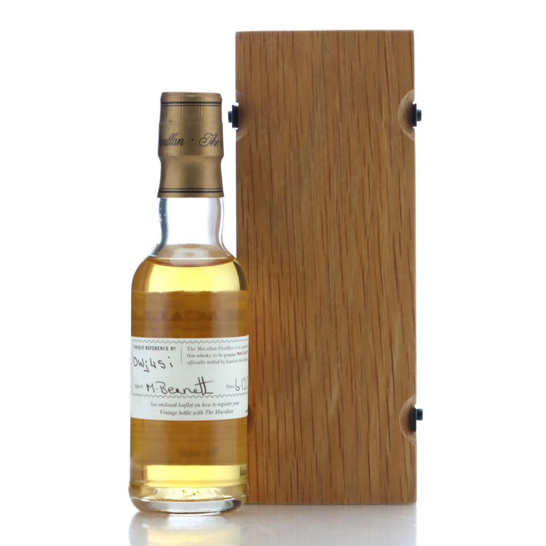 Macallan 1988 Fine & Rare 23 Year Old Miniature