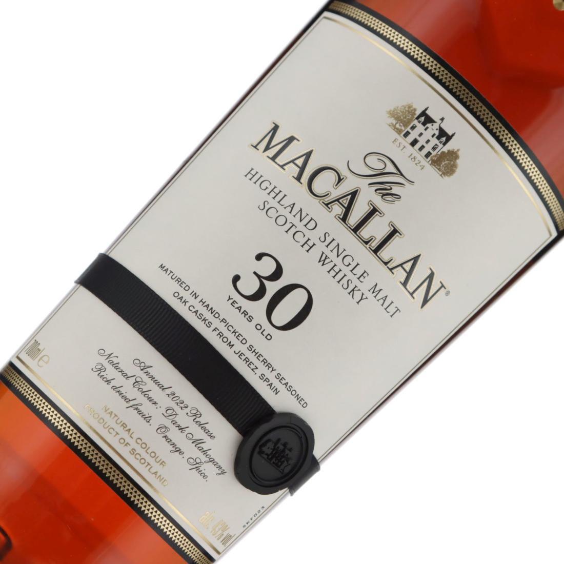 Macallan 30 Year Old Annual 2022 Release