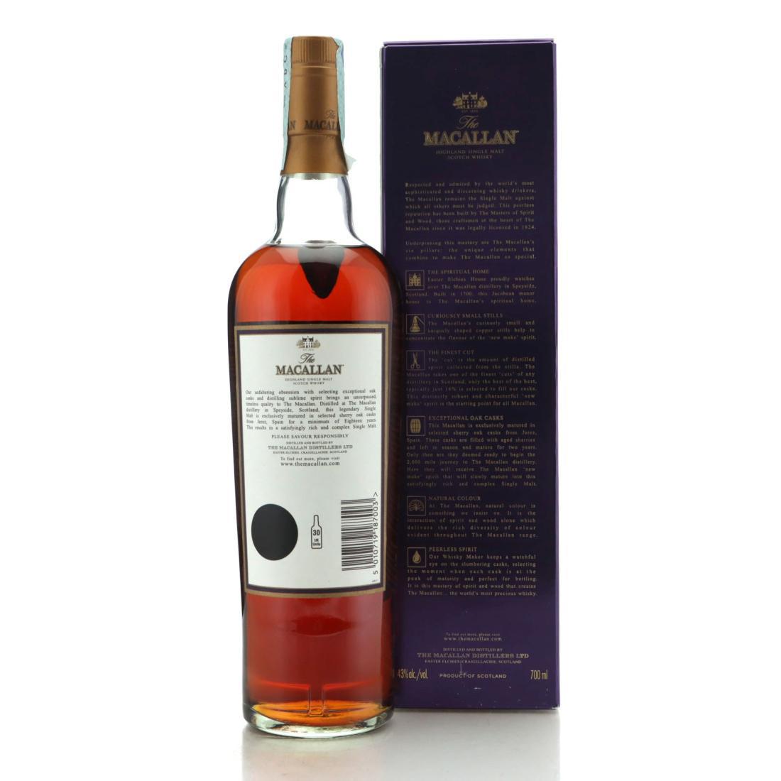 Macallan 1989 18 Year Old