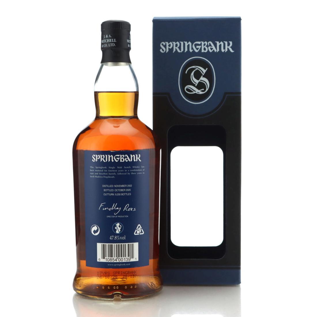 Springbank 2002 Madeira Wood 17 Year Old