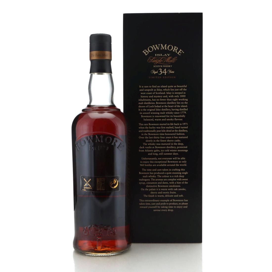 Bowmore 1971 Sherry Wood 34 Year Old