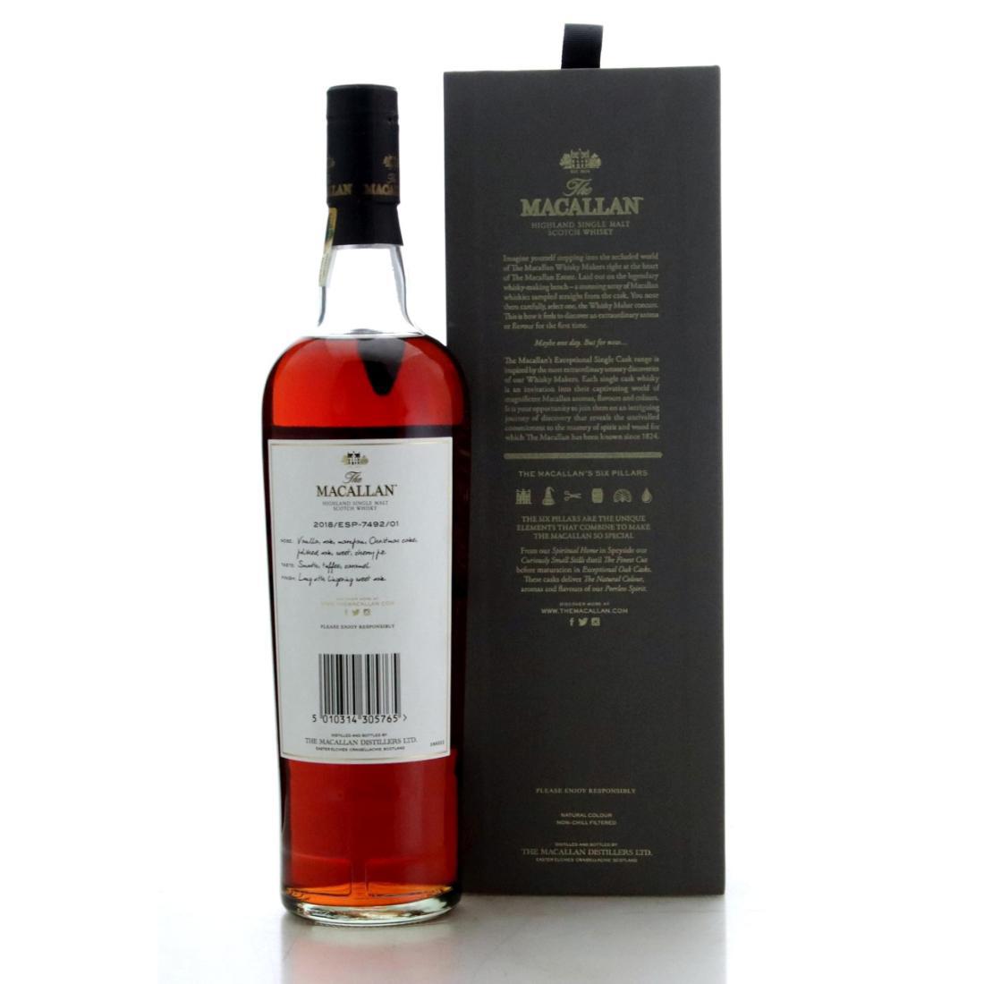 Macallan 2005 Exceptional Single Cask 2018/ESP-7492/01