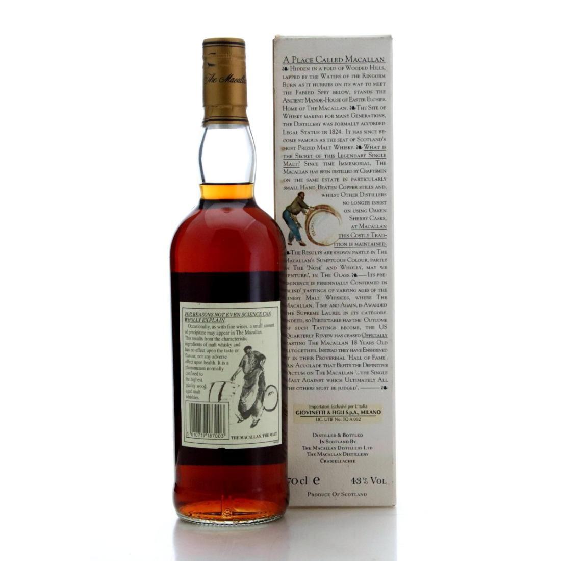 Macallan 1979 18 Year Old