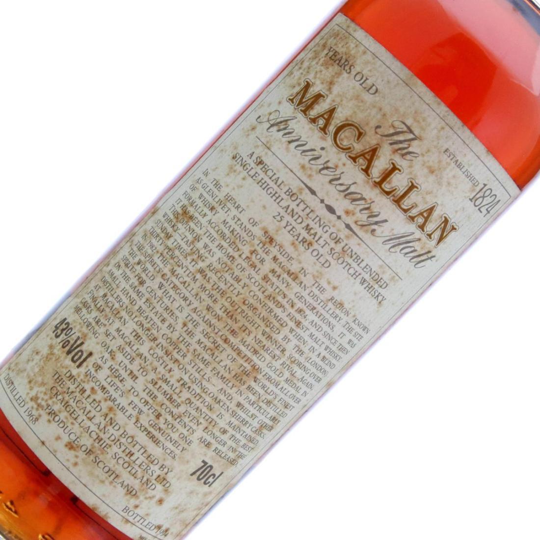 Macallan 1968 Anniversary Malt 25 Year Old