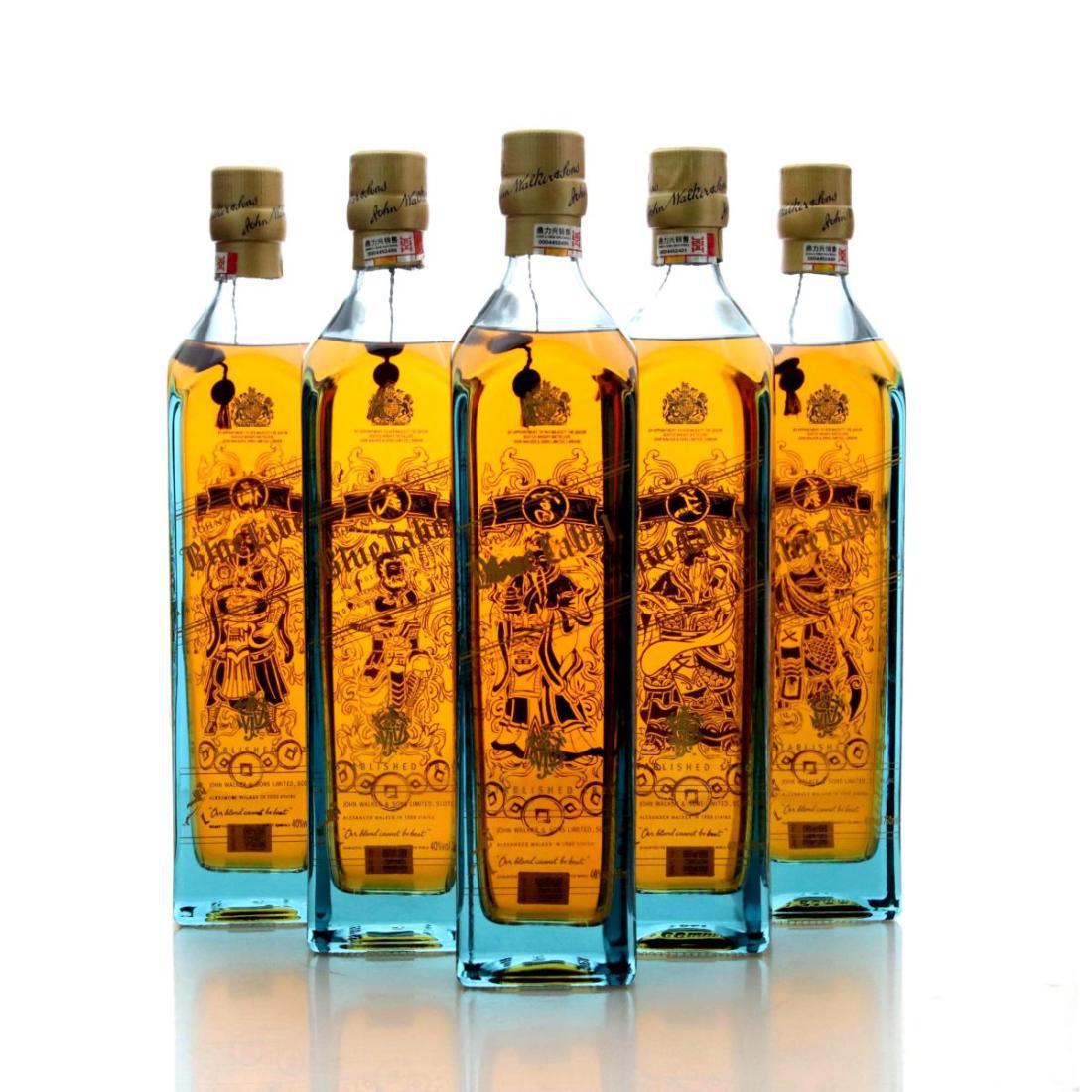 Johnnie Walker Blue Label Gods of Wealth Collection x 5