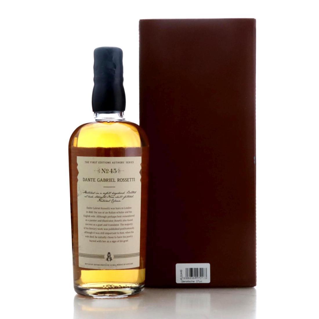 Glenallachie 1992 The First Editions 27 Year Old Authors' Series No.45 - Dante Gabriel Rossetti