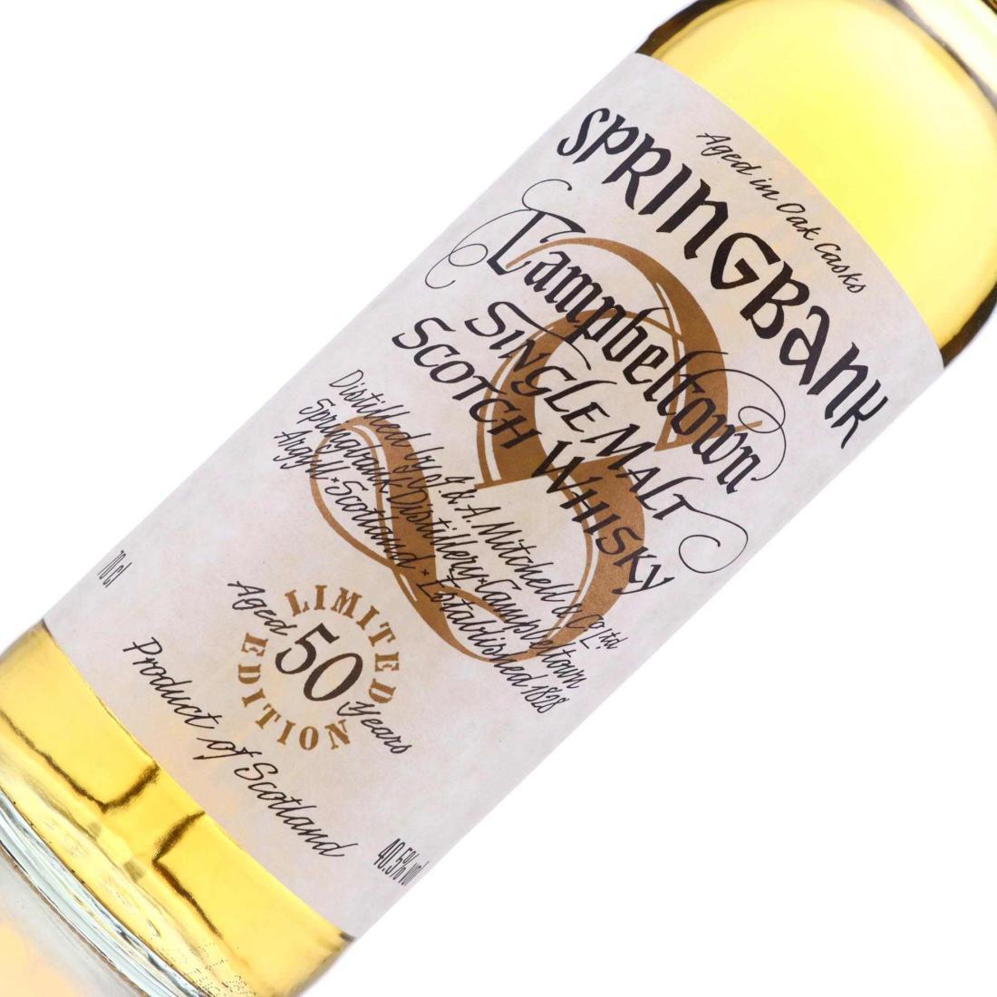 Springbank 50 Year Old Millennium Limited Edition