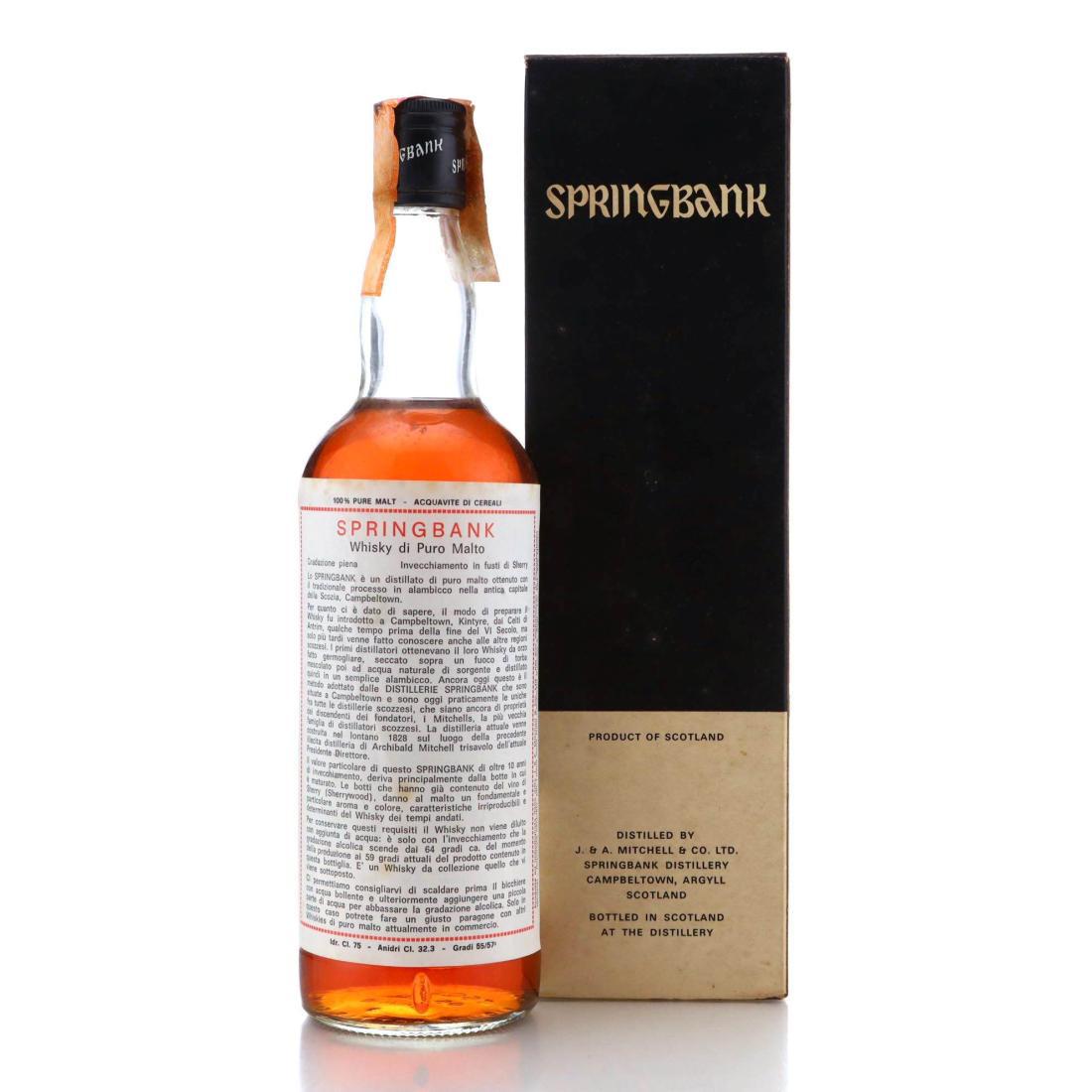 Springbank 1972 12 Year Old