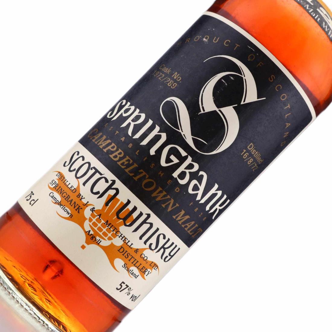 Springbank 1972 12 Year Old