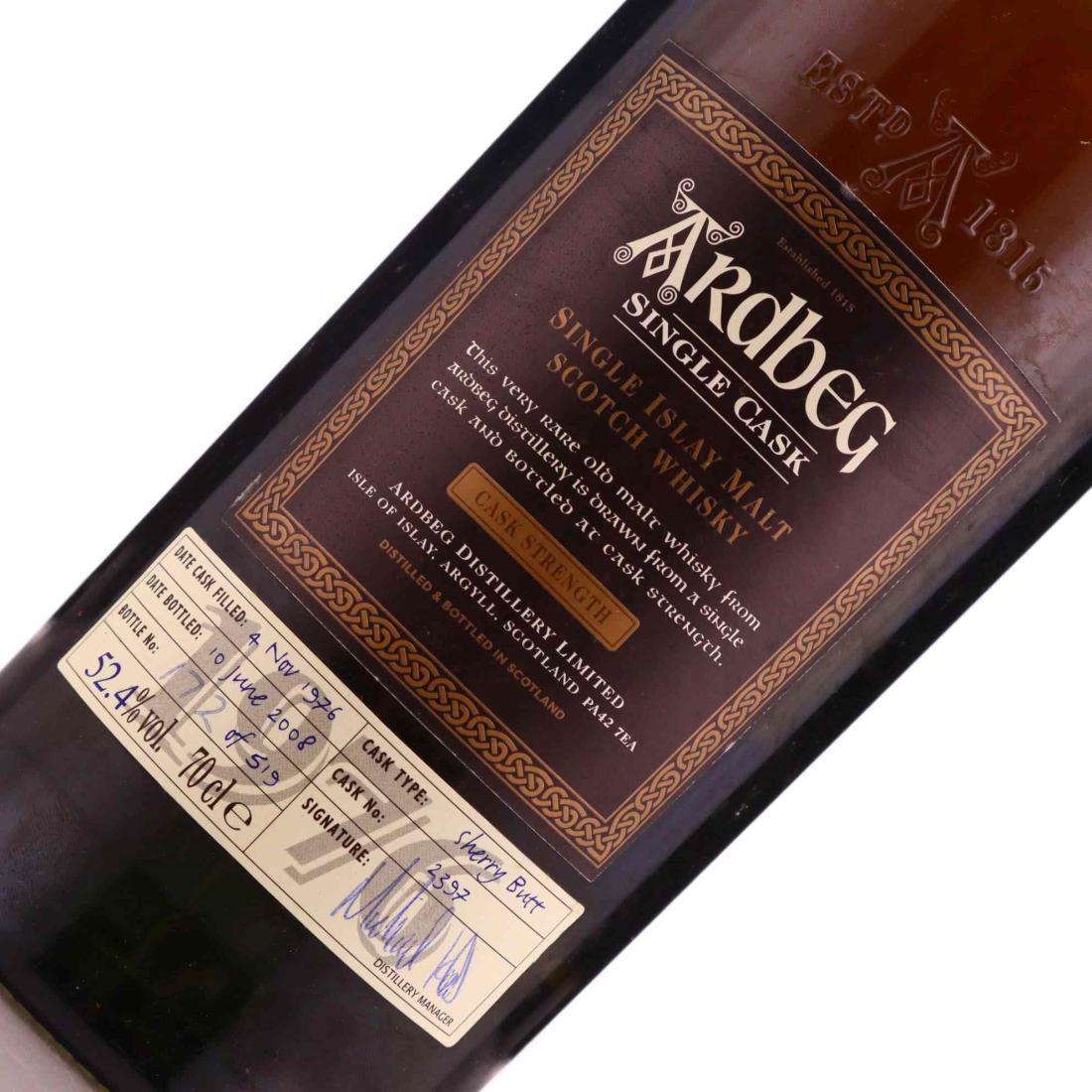 Ardbeg 1976 Single Cask