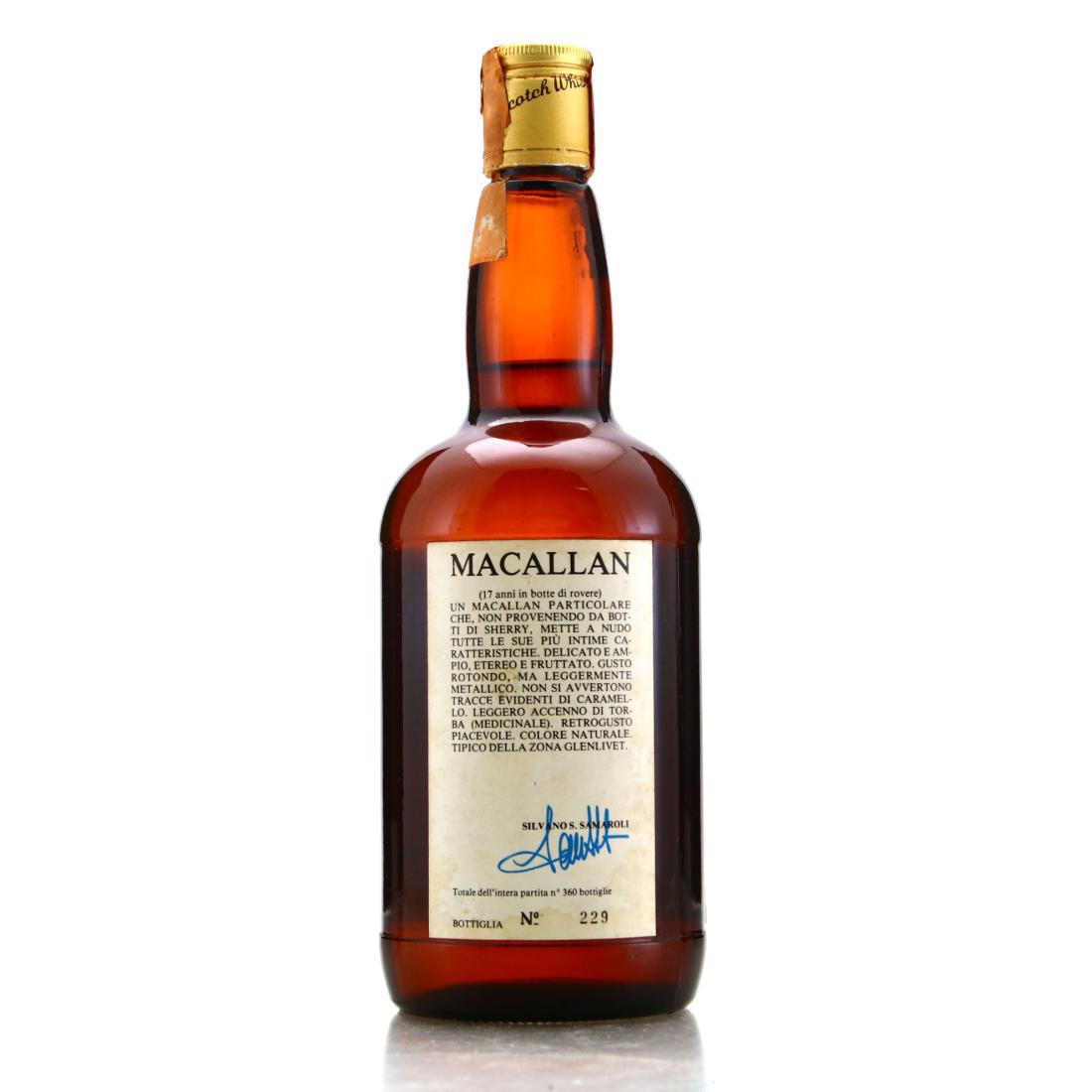 Macallan 1962 17 Year Old