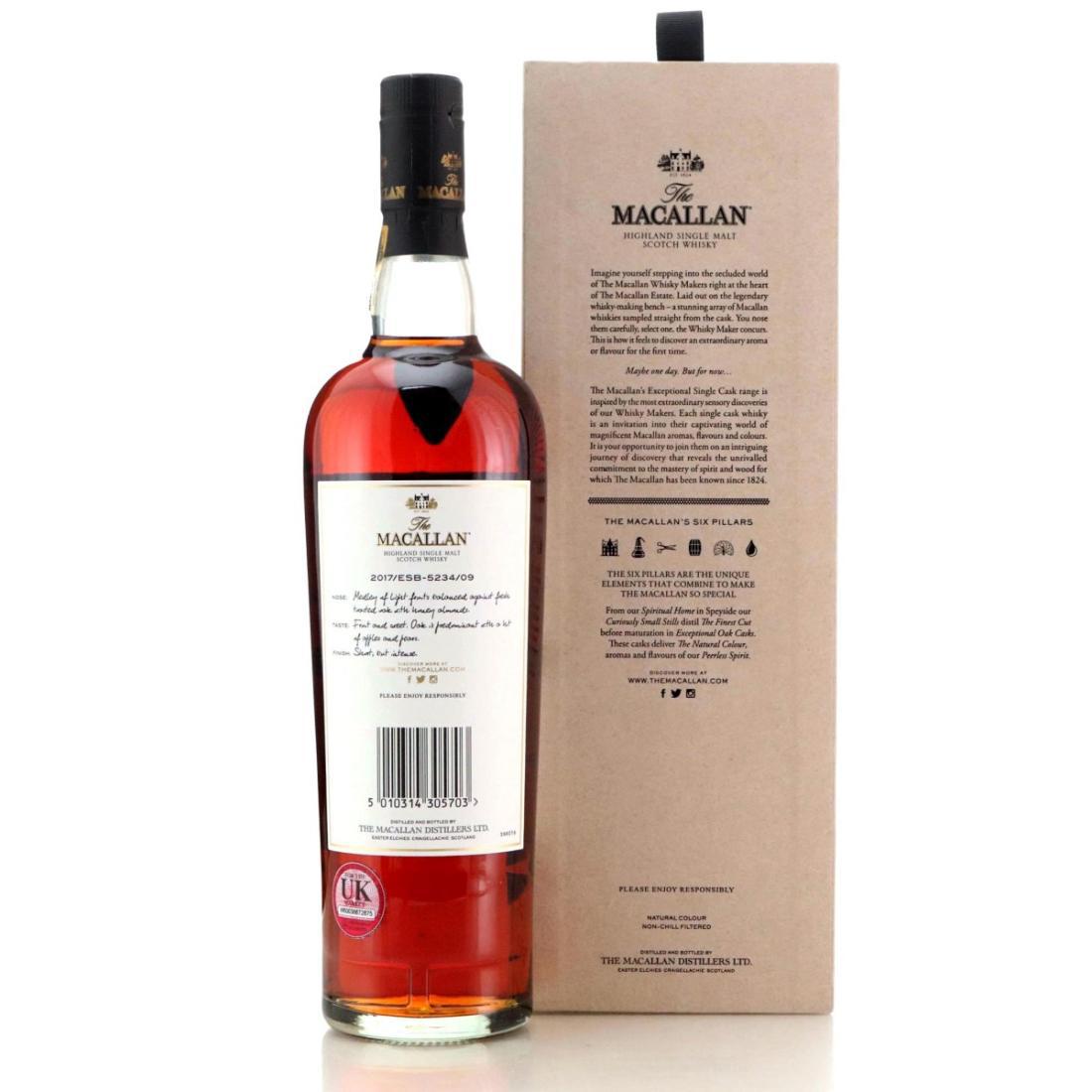 Macallan 2005 Exceptional Single Cask 2017/ESB-5234/09