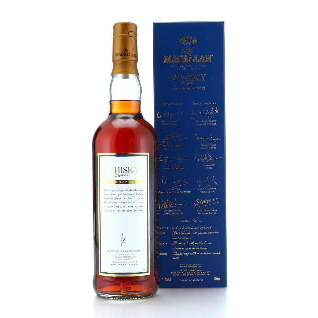 Macallan 10 Year Old Whisky Magazine 10th Anniversary Bottling