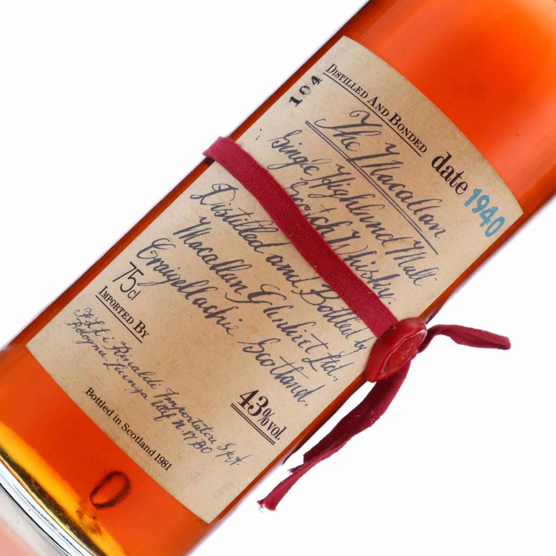 Macallan 1940 Red Ribbon
