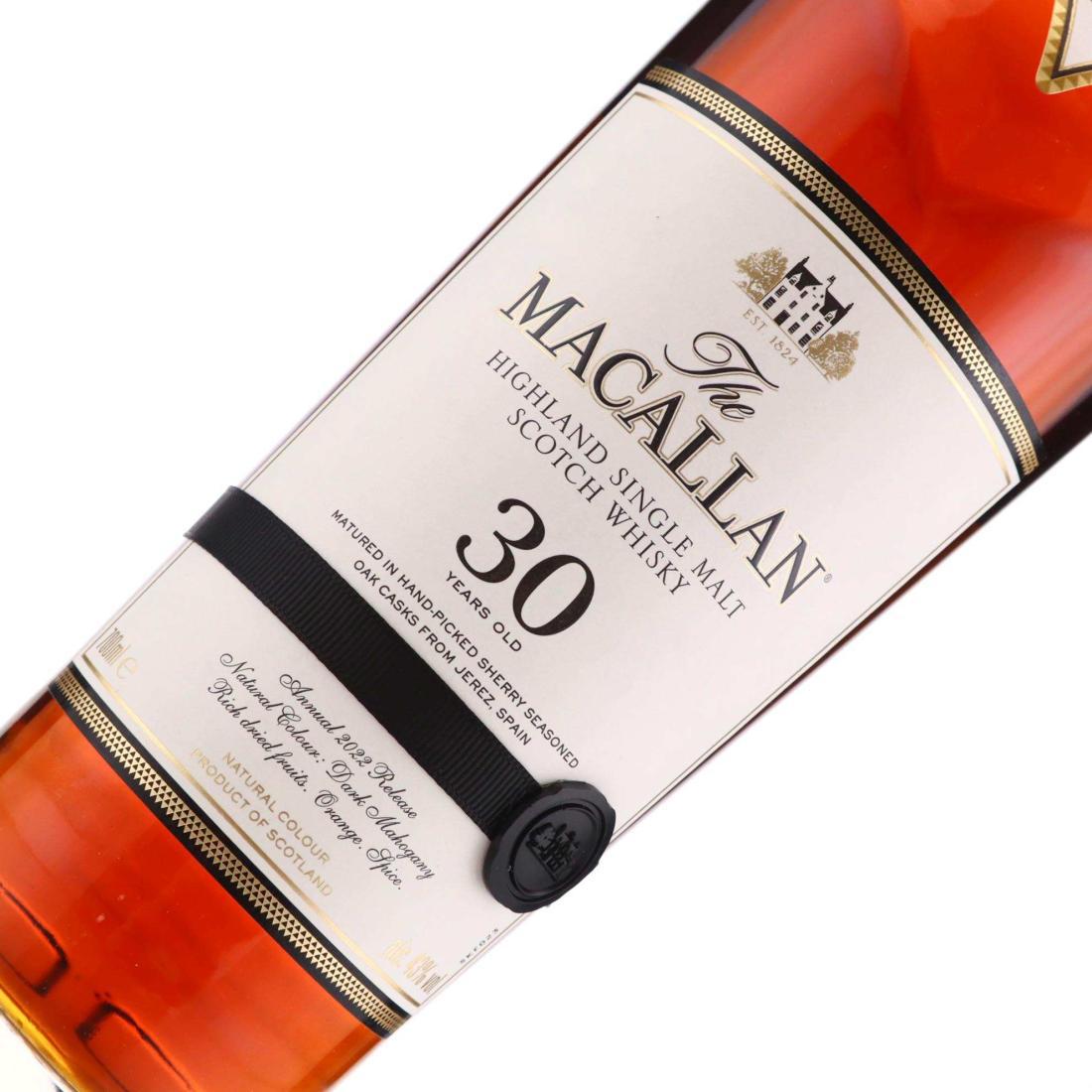 Macallan 30 Year Old Annual 2022 Release