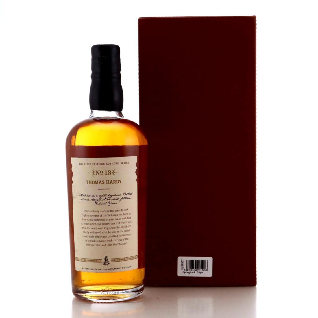 Springbank 1993 The First Editions 24 Year Old Authors' Series No.13 - Thomas Hardy