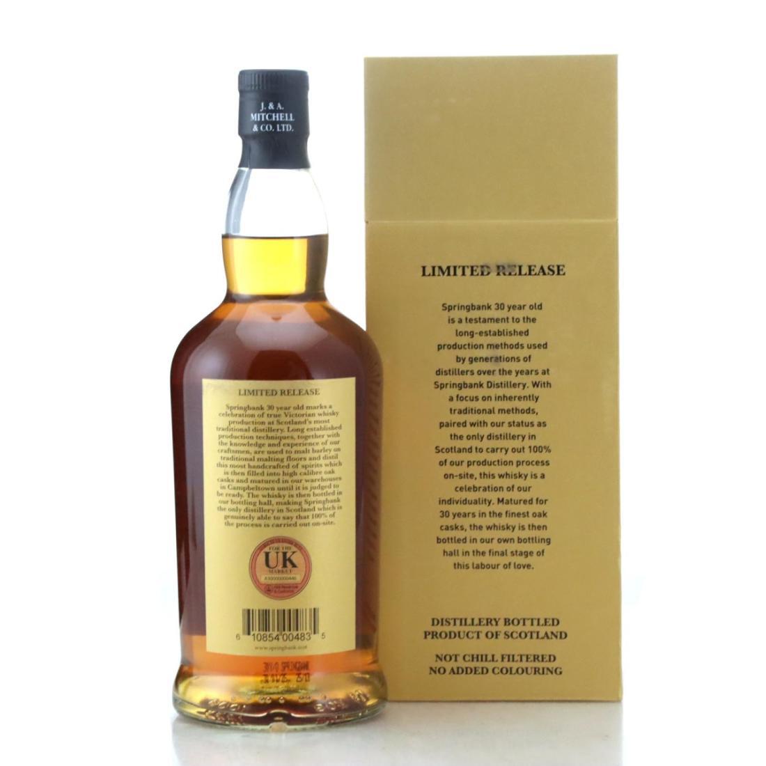 Springbank 30 Year Old