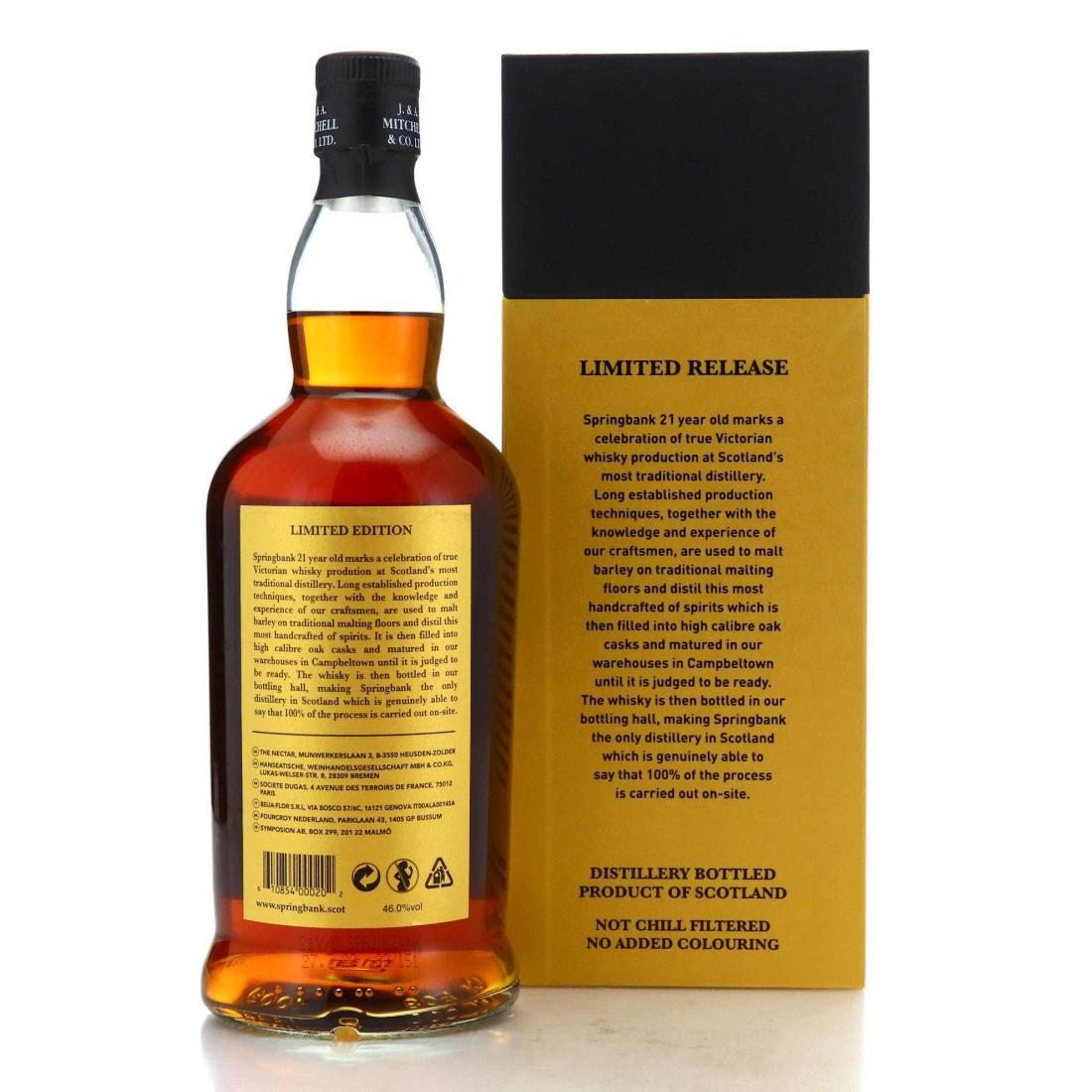 Springbank 21 Year Old