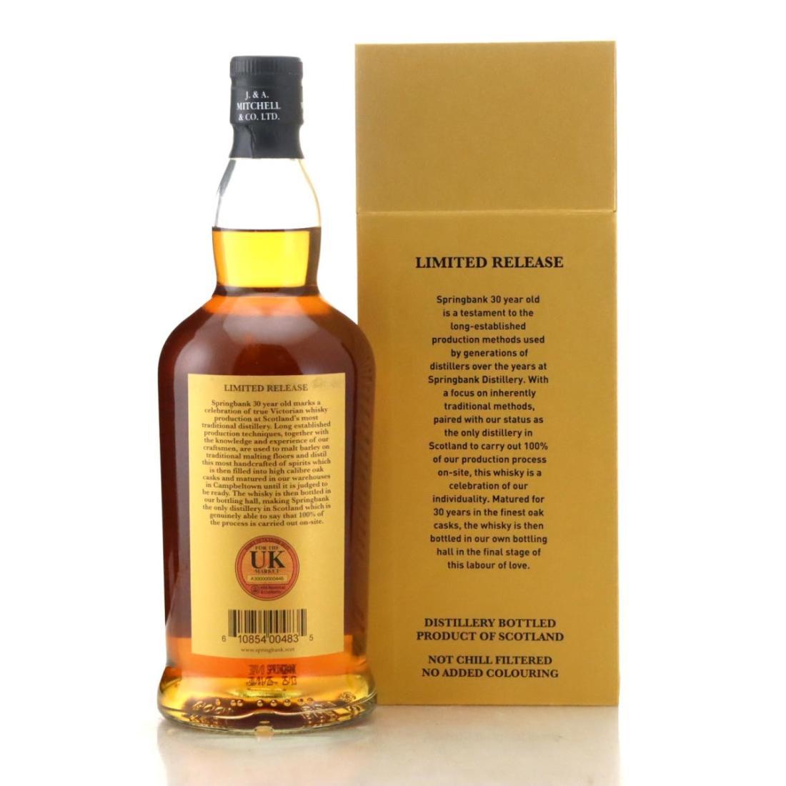 Springbank 30 Year Old