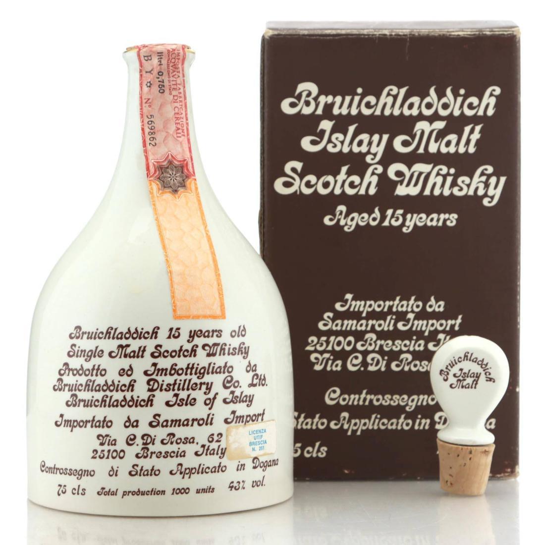 Bruichladdich Samaroli's Collection 15 Year Old - Mayflower '80 Wedgwood Decanter