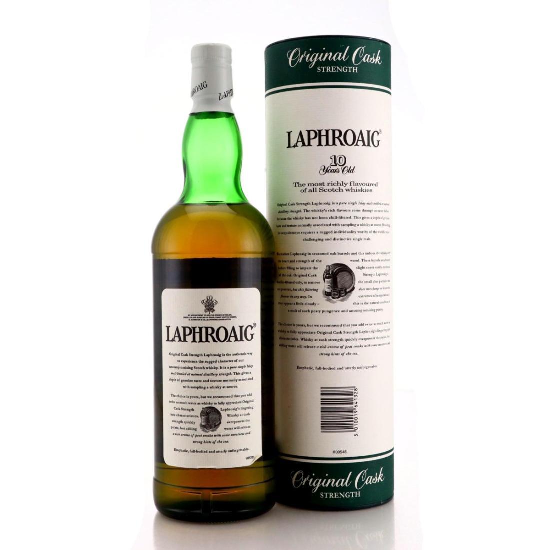 Laphroaig 10 Year Old Original Cask Strength Litre