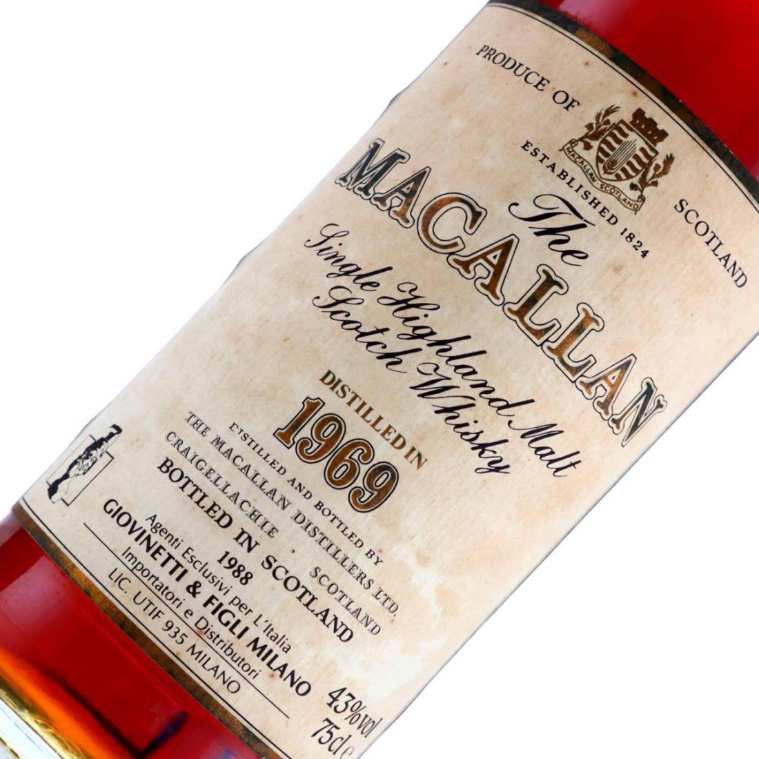 Macallan 1969 18 Year Old