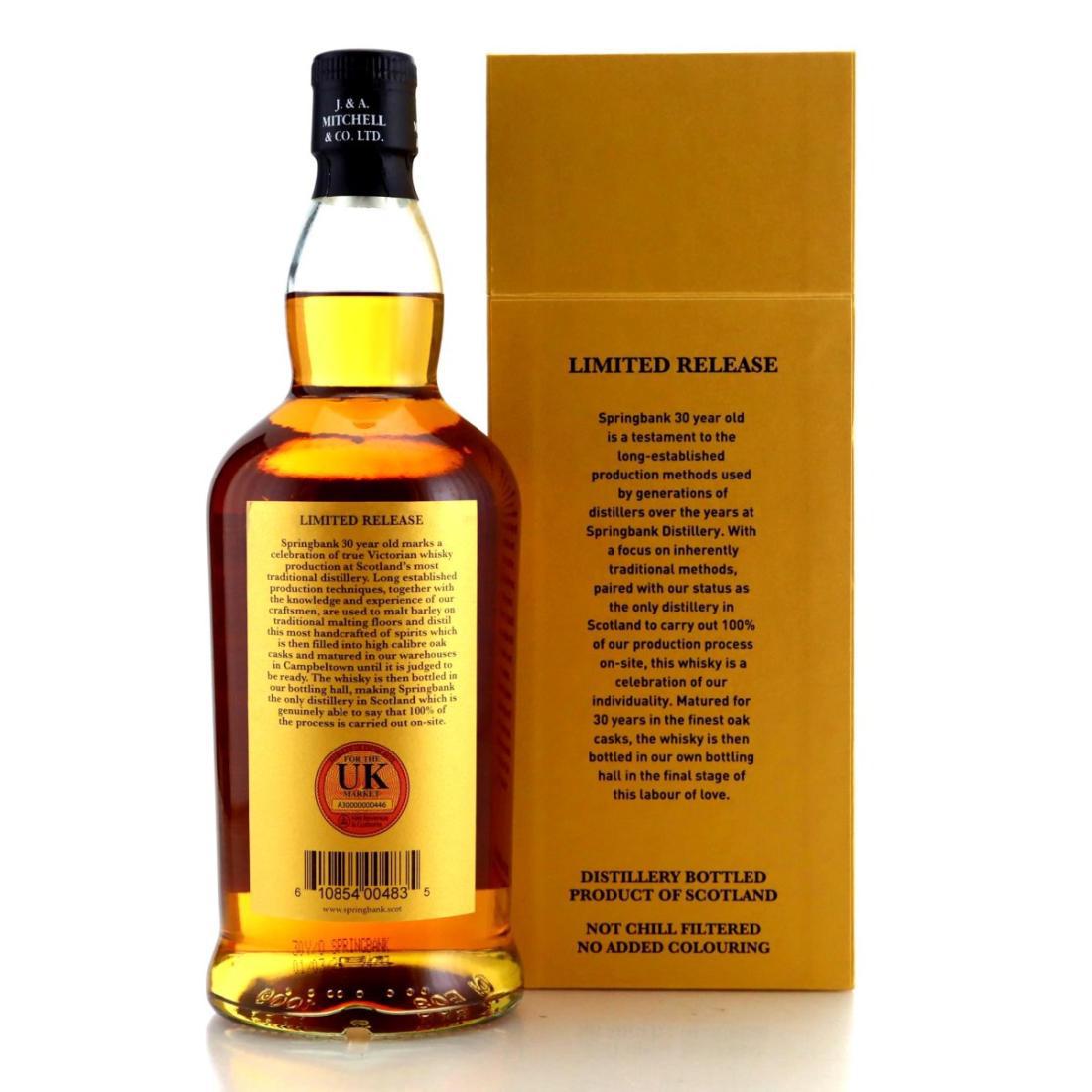 Springbank 30 Year Old