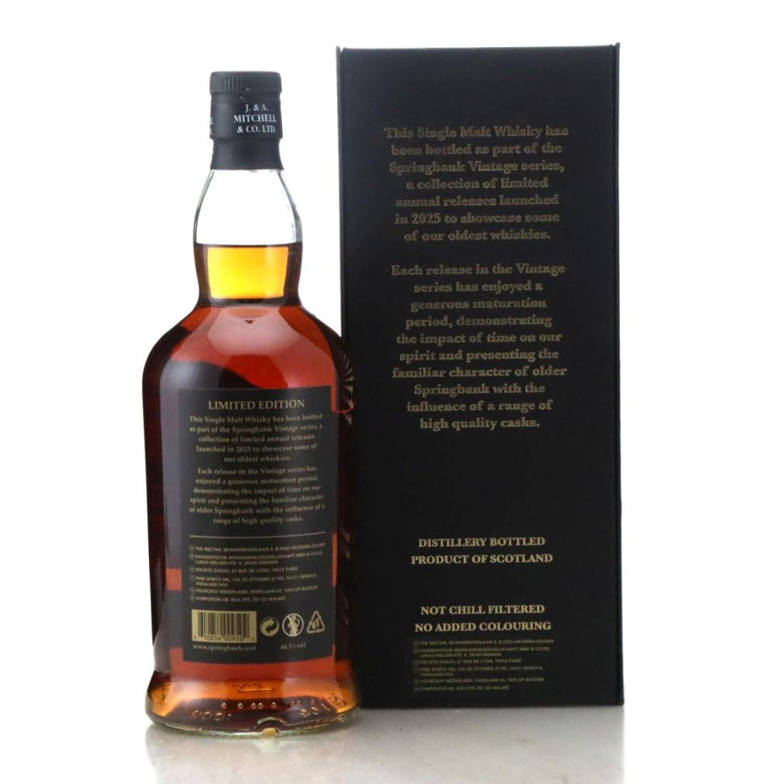 Springbank 1998 Vintage