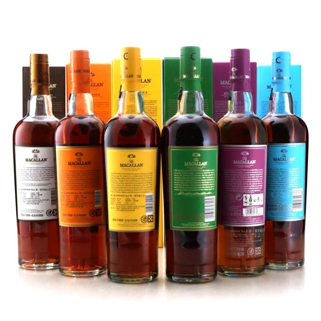Macallan Edition No.1-6 Collection