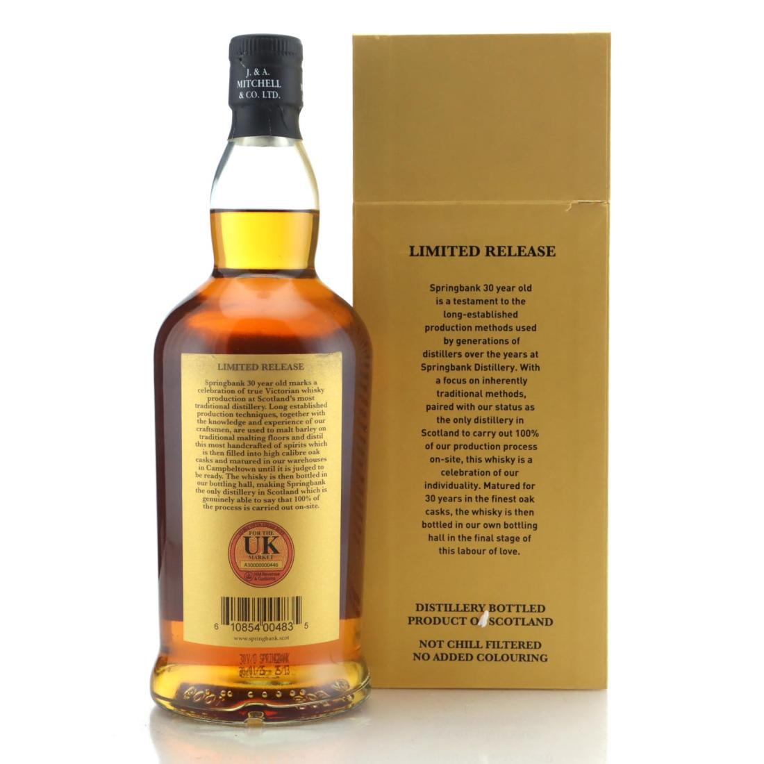 Springbank 30 Year Old