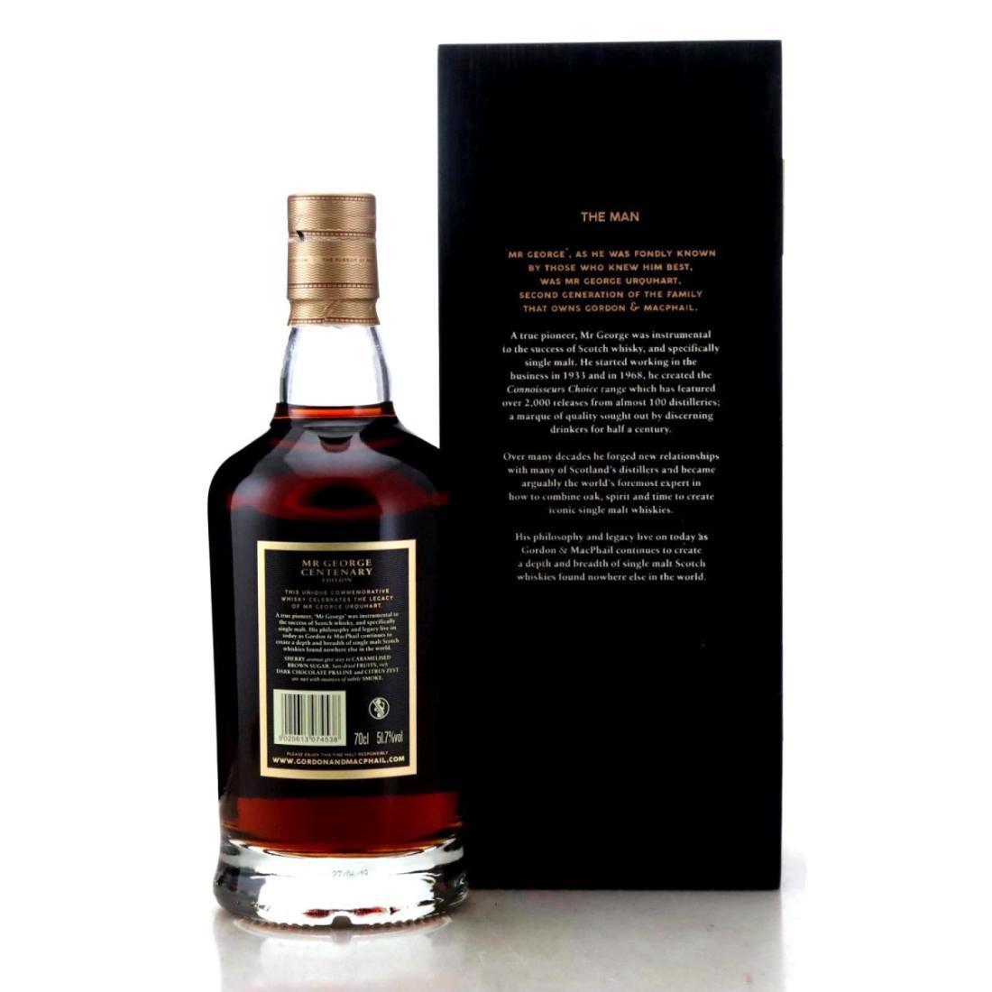 Glen Grant 1956 Mr George Centenary Edition 62 Year Old