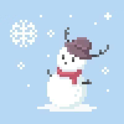 北海道野生雪人