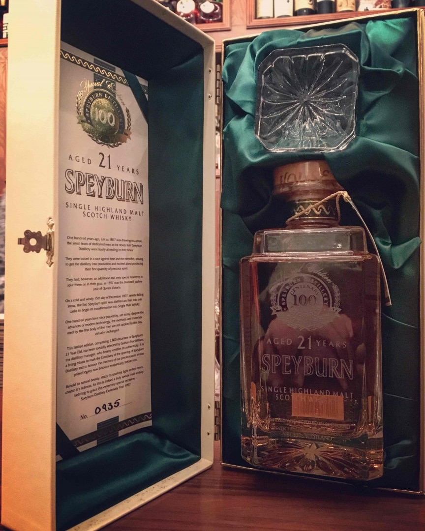 speyburn 21yo，建厂百年纪念版 1/1800！喜欢这个绿色.