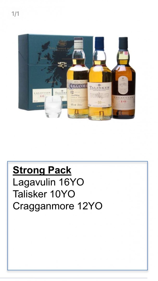 Classic Malts 20cl pack2017 我觉得对于新入门的爱好者们应该是非常好的选择。
