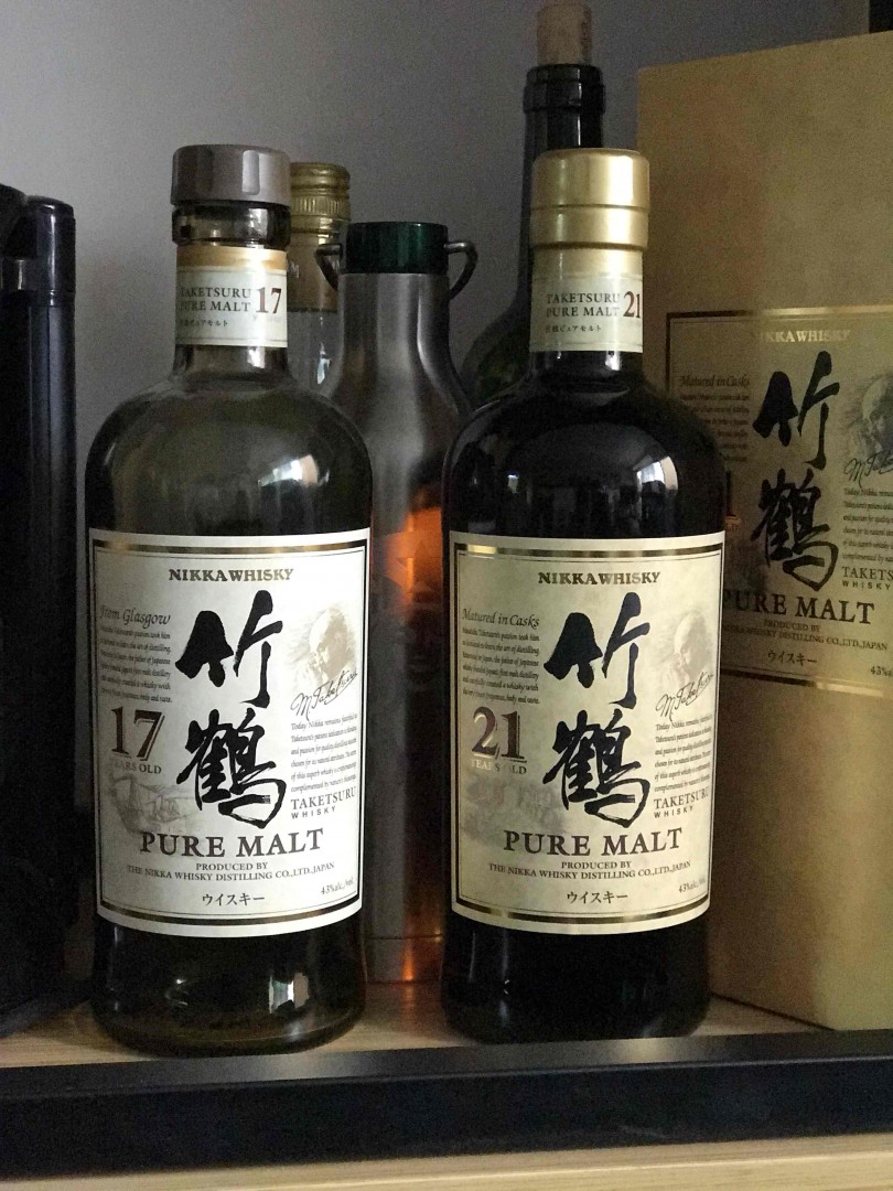 尝遍世界各地威士忌，发现最爱还是日威。竹鹤21，终于入库，值得期待！