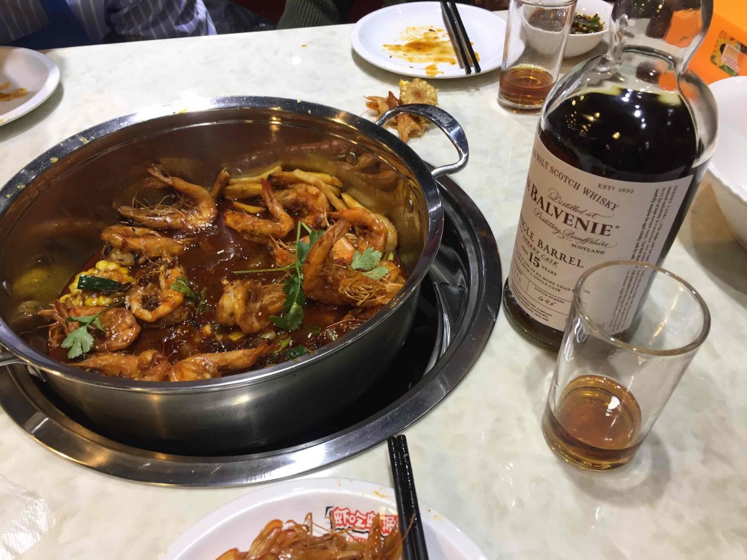 晚饭，开一瓶